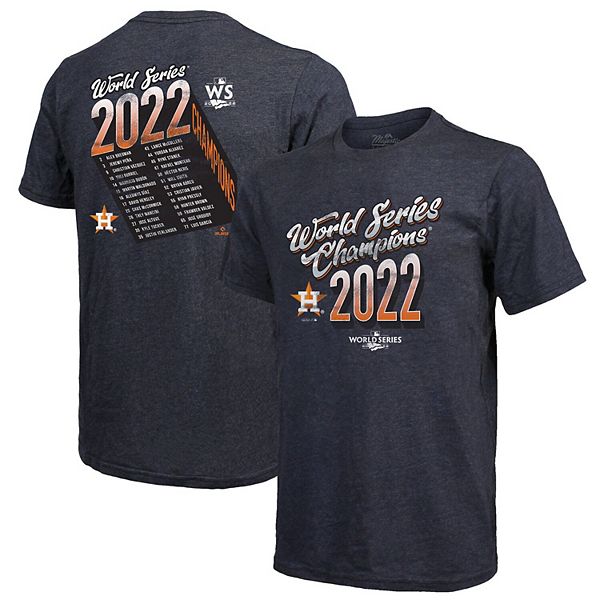 Men's Houston Astros Majestic Threads Navy 2022 World Series Local