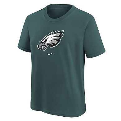 Youth Nike Midnight Green Philadelphia Eagles Logo T-Shirt