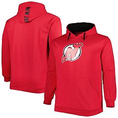 Men's '47 Red New Jersey Devils Superior Lacer Pullover Hoodie