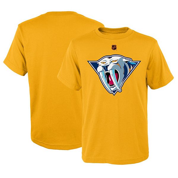 Youth Gold Nashville Predators Special Edition 2.0 Primary Logo TShirt