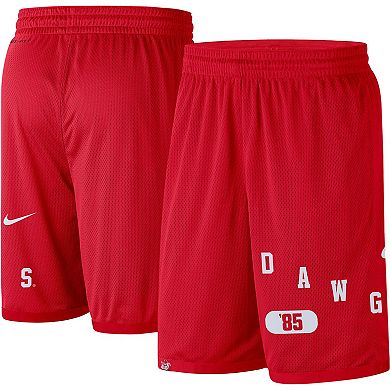 Men's Nike Red Georgia Bulldogs Wordmark Performance Shorts