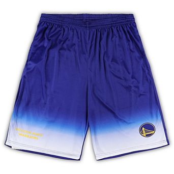 Men's Fanatics Branded Royal Golden State Warriors Big & Tall Fadeaway Shorts