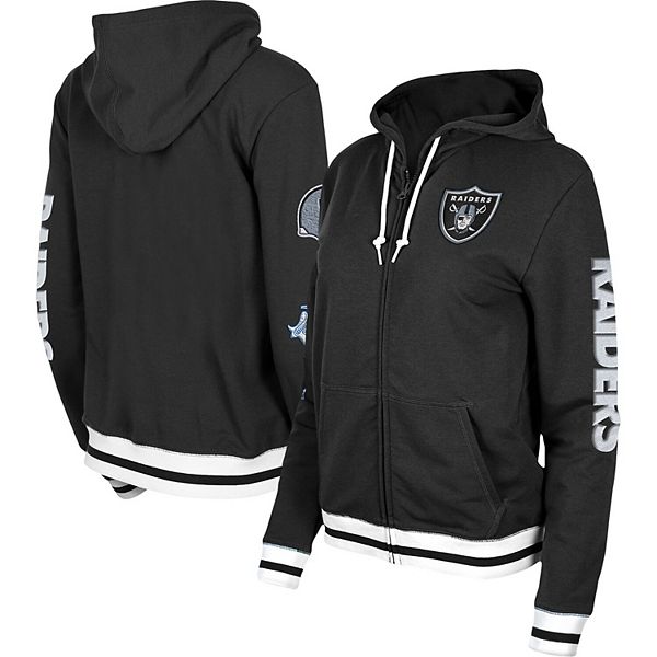 Men's New Era Black Las Vegas Raiders Big & Tall NFL Pullover Hoodie