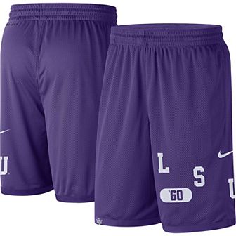 Men's Nike Purple LSU Tigers Wordmark Performance Shorts
