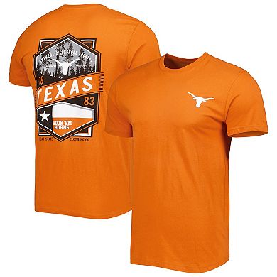 Men's Texas Orange Texas Longhorns Double Diamond Crest T-Shirt