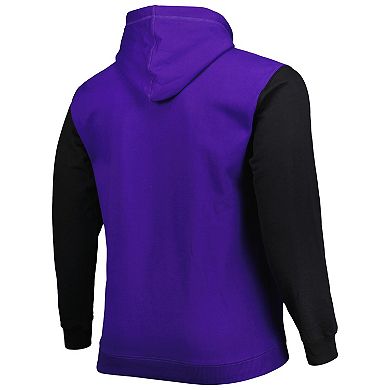 Men's Fanatics Branded Purple/Black Phoenix Suns Big & Tall Bold Attack Pullover Hoodie