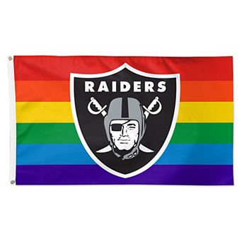 WinCraft Las Vegas Raiders 3' x 5' Pride 1-Sided Deluxe Flag