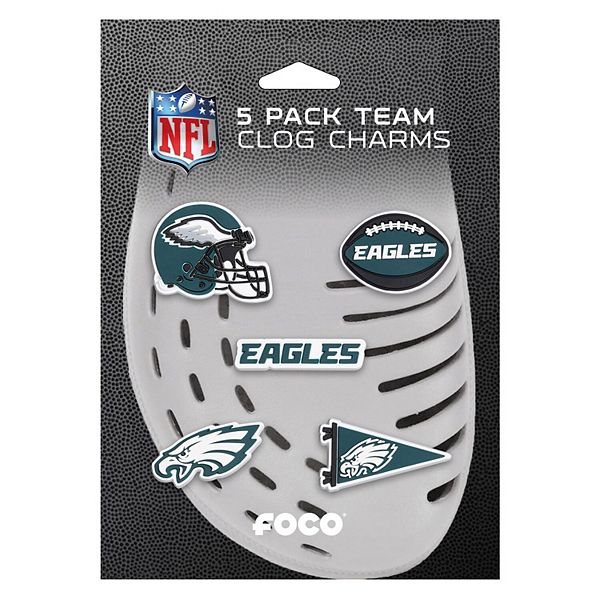 FOCO Philadelphia Eagles Team Shoe Charms Five-Pack