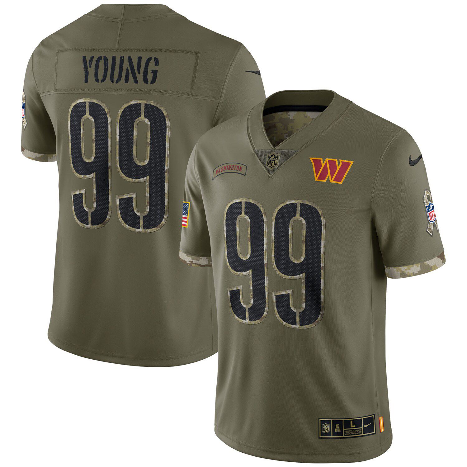 Women's Nike Darren Waller Olive 2022 Salute to Service Limited Jersey Size: Small