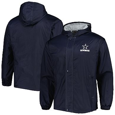 Men's Dunbrooke Navy Dallas Cowboys Logo Legacy Stadium Full-Zip Jacket
