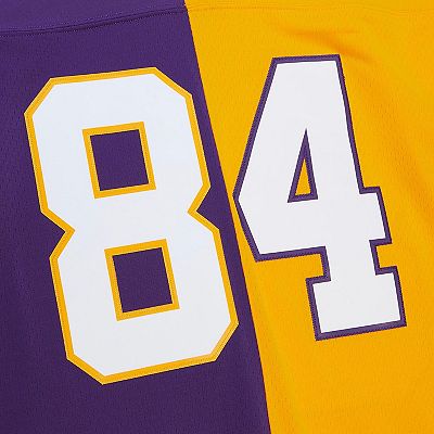 Men's Mitchell & Ness Randy Moss Purple/Gold Minnesota Vikings