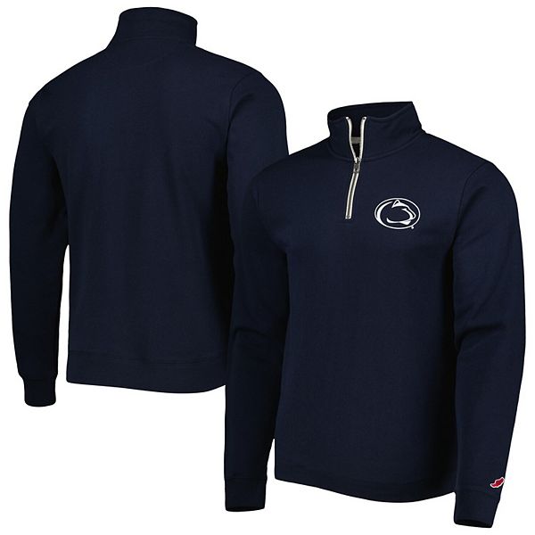 Men's Navy Penn State Nittany Lions Stack Essential Fleece Quarter-Zip ...
