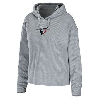 Women's WEAR by Erin Andrews Heathered Gray Houston Texans Pullover Hoodie & Pants Lounge Set