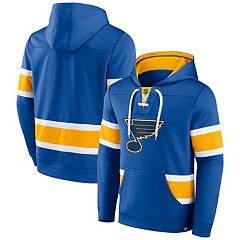 st louis blues lace up hoodie