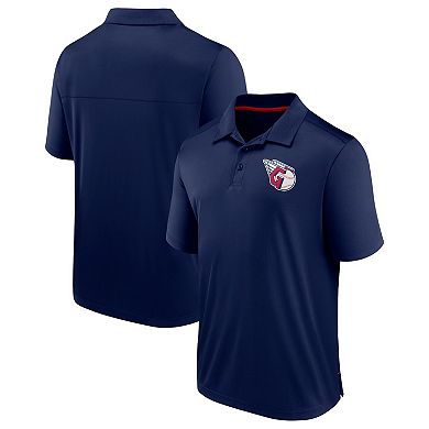Men's Fanatics Branded Navy Cleveland Guardians Hands Down Polo