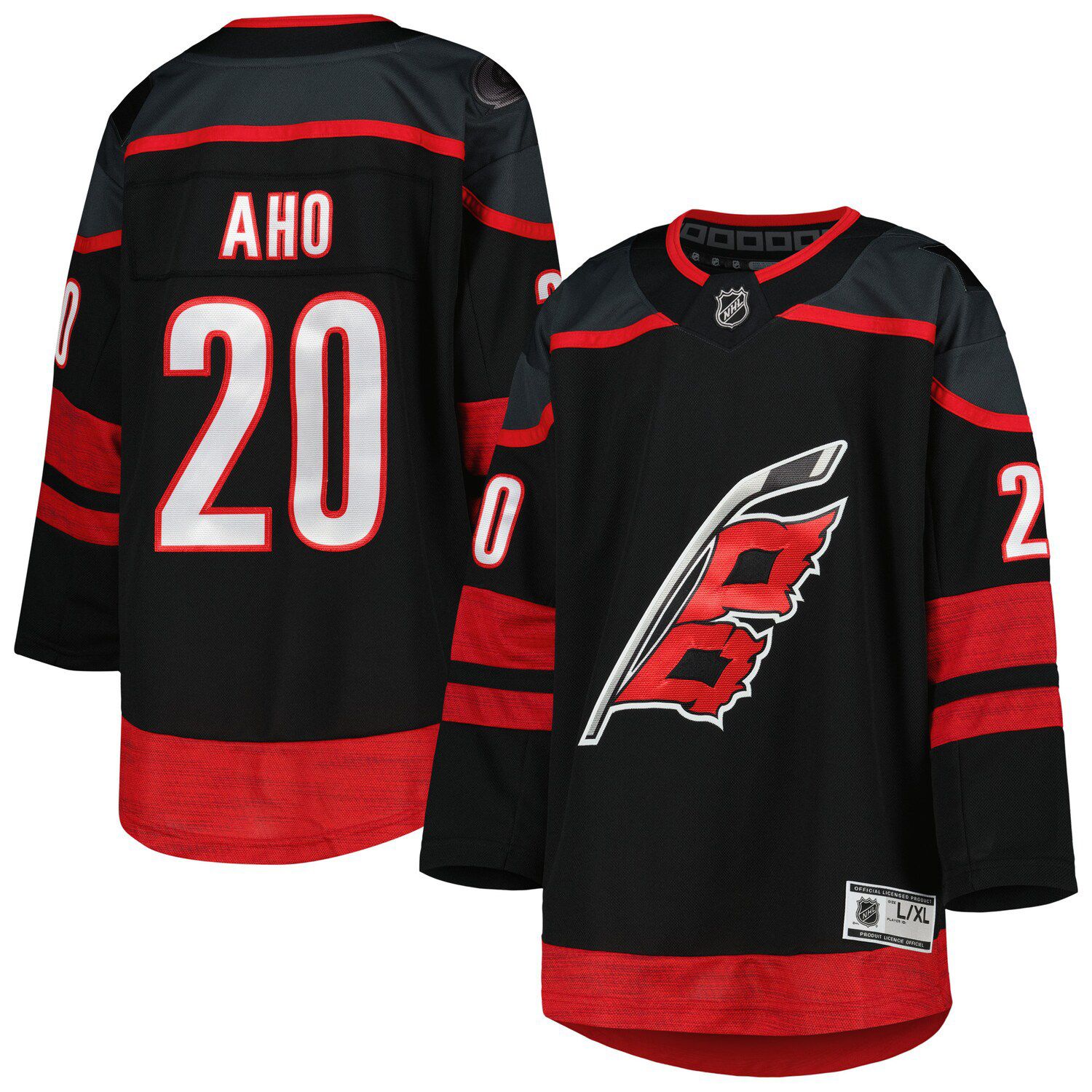 adidas NHL Carolina Hurricanes Black Authentic Hockey Jersey – Red