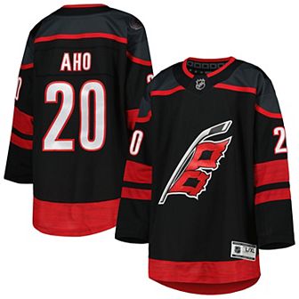 Youth Sebastian Aho Black Carolina Hurricanes Alternate Premier Player Jersey