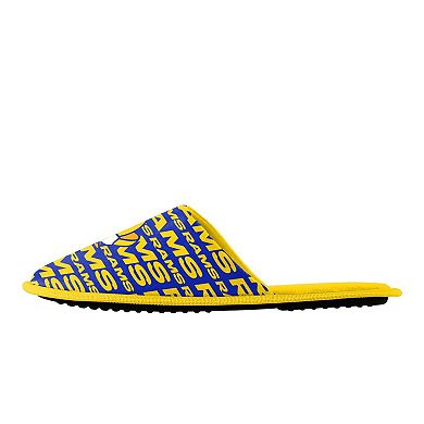 Men's FOCO Los Angeles Rams Scuff Logo Slide Slippers