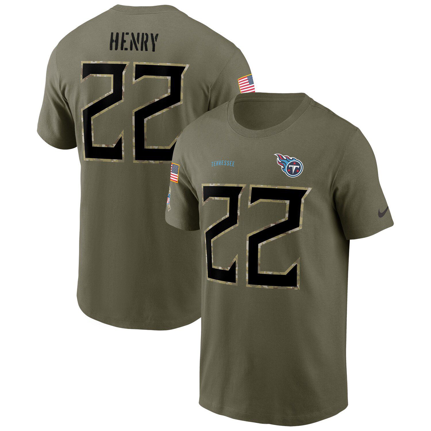 Men's Derrick Henry Oatmeal Tennessee Titans Big & Tall Player Name &  Number Raglan T-Shirt