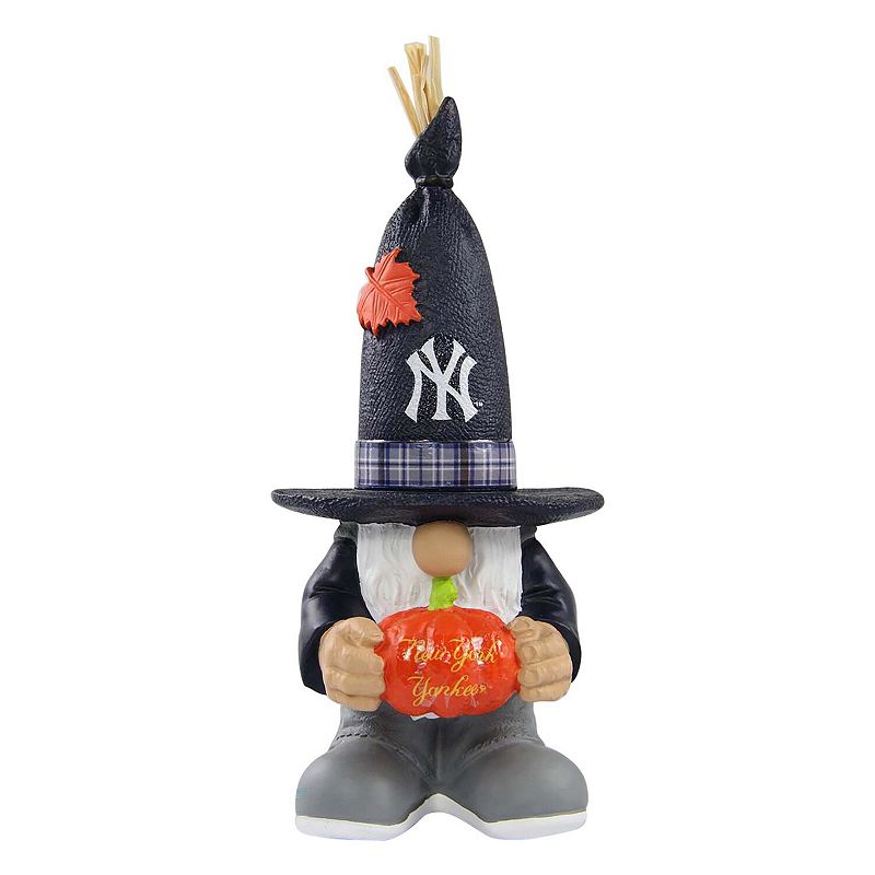 FOCO New York Yankees Harvest Straw Gnome, Multicolor