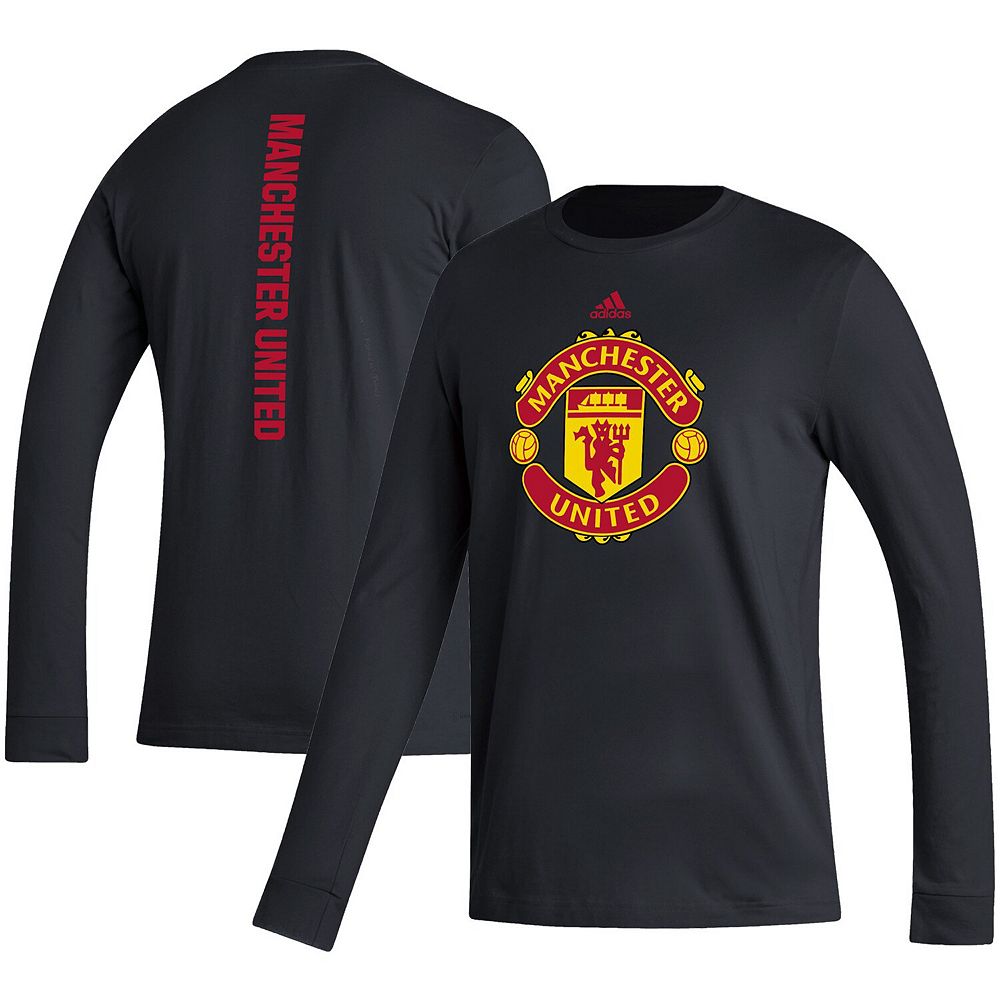Tシャツ・カットソー adidas originals Manchester United VRCT Tee - Black Buy Manchester United VRCT T-Shirt Black | Manchester United