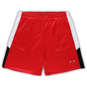 Men's Fanatics Branded Red Chicago Bulls Big & Tall Champion Rush Practice Shorts