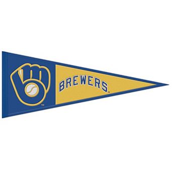 WinCraft Milwaukee Brewers 13" x 32" Retro Logo Pennant