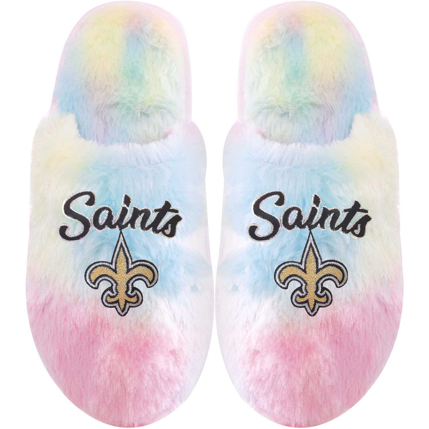 Saints discount slippers mens