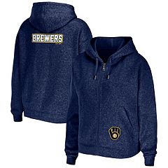 Wear By Erin Andrews Women's Wear by Erin Andrews Gray Milwaukee Brewers  Knitted Lounge Set