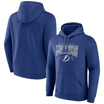 Men's Fanatics Branded Blue Tampa Bay Lightning Dynasty Pullover Hoodie
