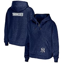 New era MLB Script Wordmark New York Yankees Sweatshirt Grey