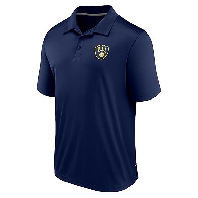 Men's Fanatics Branded Navy Milwaukee Brewers Hands Down Polo