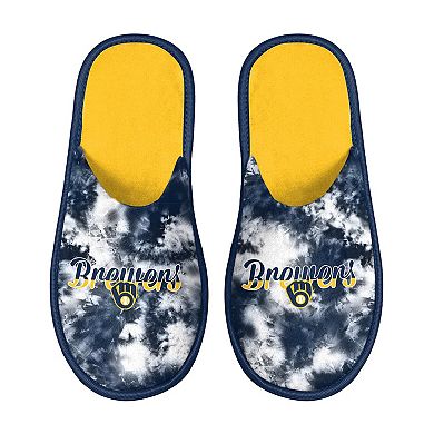 Women's FOCO Milwaukee Brewers Team Scuff Slide Slippers