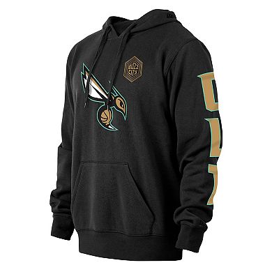 Men's New Era Black Charlotte Hornets 2022/23 City Edition Pullover Hoodie