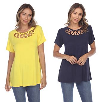 Essential 2 Pack Light Crisscross Top