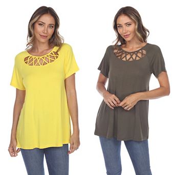 Essential 2 Pack Light Crisscross Top