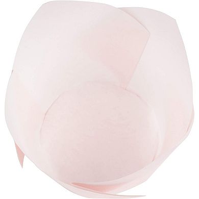 100 Pack Tulip Pink Cupcake Liners, Medium Baking Cups and Muffin Wrappers