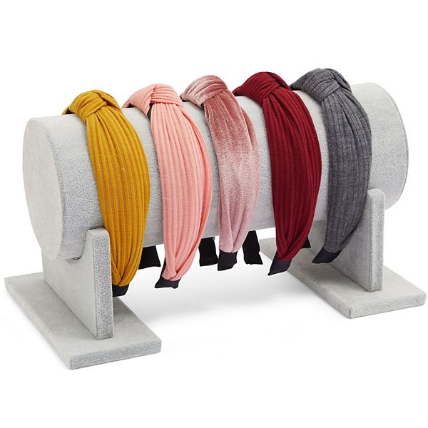 UUYYEO Velvet Bracelet Display Rack Vertical Jewelry Display Stand Hair  Band Display Stand Bracelet Tower Holder Girls Headband Holder Organizer -  Yahoo Shopping