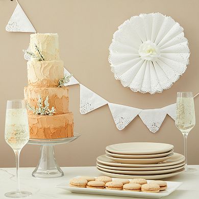 250 Lace Doilies Paper Round Placemats for Table Decorative Display White, 10.5"