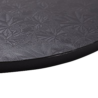 12 Inch Black Cake Drum Set for Baking Supplies, Round Cake Boards for Desserts, 3 Pack