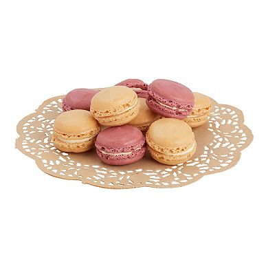 250 Pack Disposable Kraft Paper Doilies for Crafts, Dinner Plates, 9 Inch, Brown