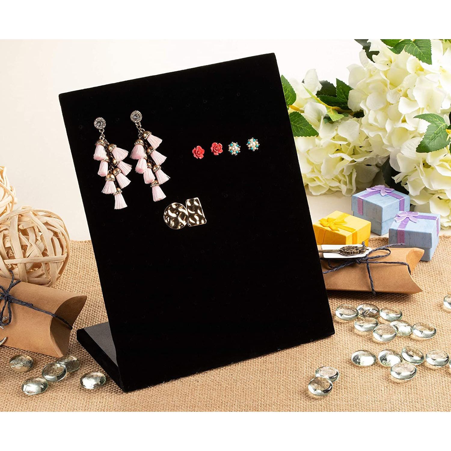 Jewellery Display Rack 48/72 Hole Earring Ear Studs Holder Earrings