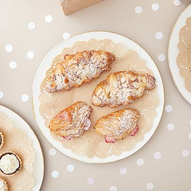 250 Pack Brown Round Paper Doilies Lace For Art Craft Assorted For Party Décor