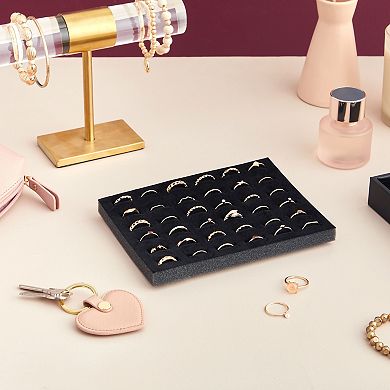 Foam Ring Holder, Jewelry Box Inserts (7.5 x 5.5 x 05 In, 6 Pack)