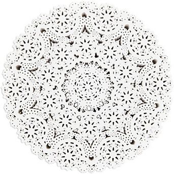 300 pc Medallion White Round 10" Paper Doilies Lace For Art Craft Table Décor