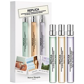 Maison Margiela 'REPLICA' Travel Spray Set - Bubble Bath, Beach Walk, When the Rain Stops