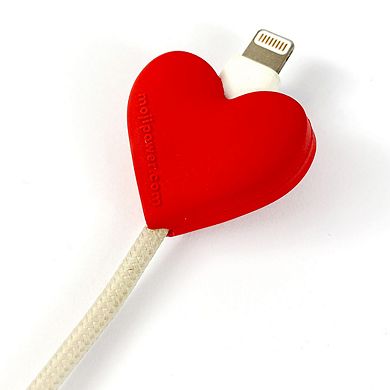 Moji-Power Cable Protector - Heart