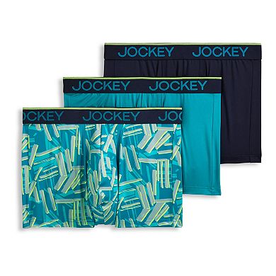 Men's Jockey® 3-pack Chafe Proof Pouch Microfiber 3" Trunk