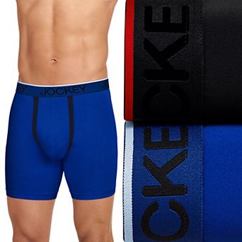 Big & Tall Jockey® 2-Pack Big Man Chafe Proof Pouch Microfiber 6" Boxer Brief