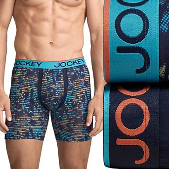 Big & Tall Jockey® 2-Pack Big Man Chafe Proof Pouch Microfiber 6" Boxer Brief